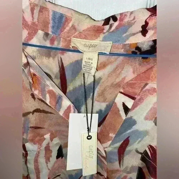 💜 New with Tags Cupio Blush Short Sleeve Top - Picture 2 of 4